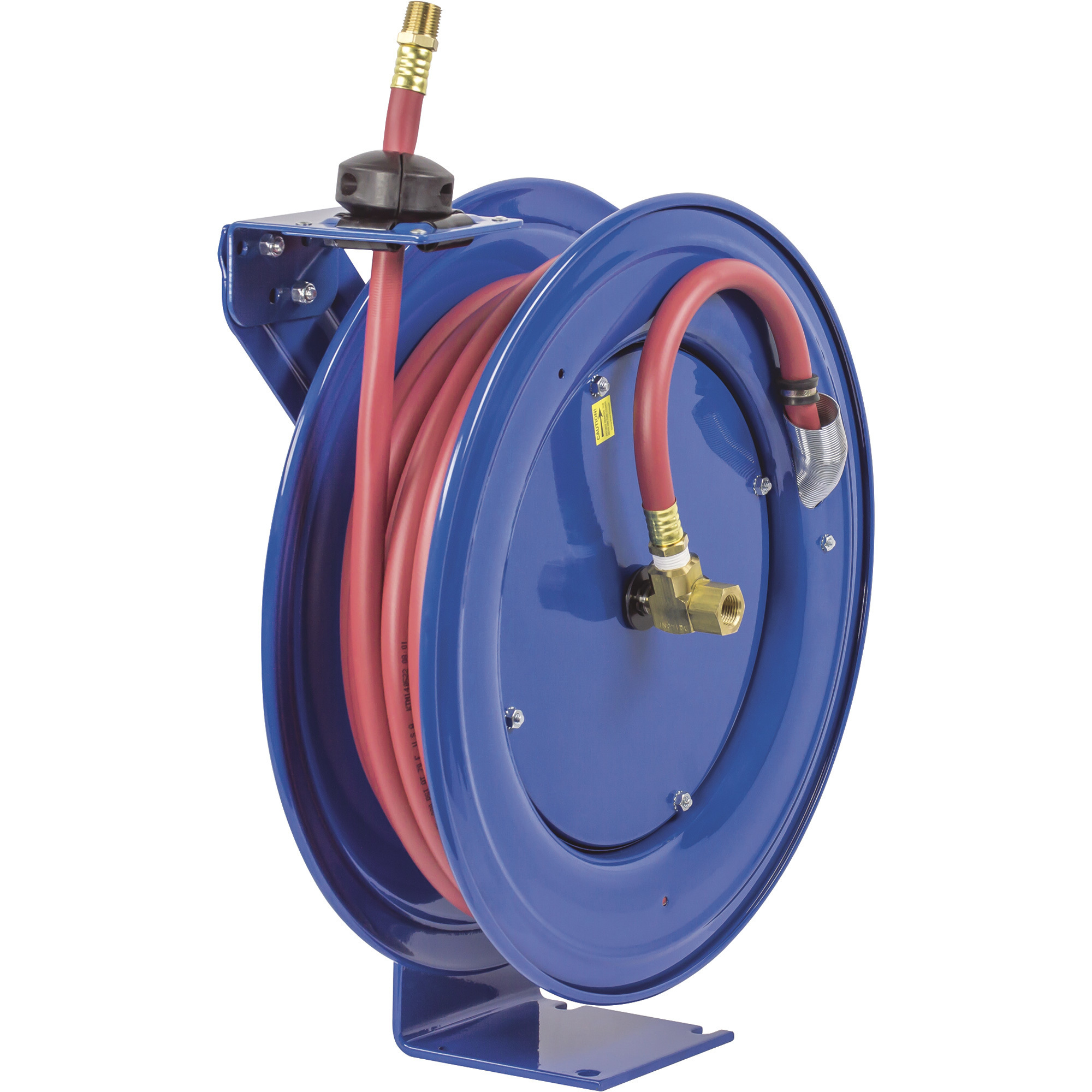 Coxreels Air Hose Reel — With 1/2in. x 50ft. PVC Hose, Max. 300 PSI